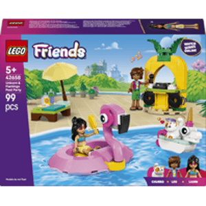 Lego Unicorn and Flamingo Pool Party